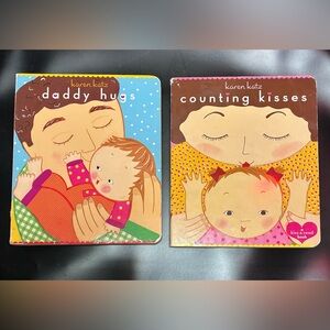 2 Board Books - Daddy Hugs & Counting Kisses